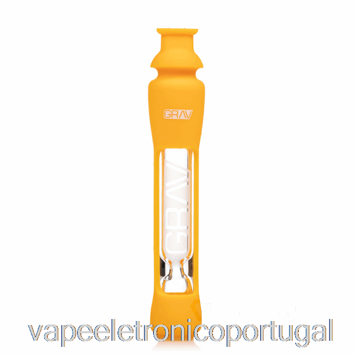 Vape Eletronico Grav 12mm Provador Com Pele De Silicone Amarelo Mostarda